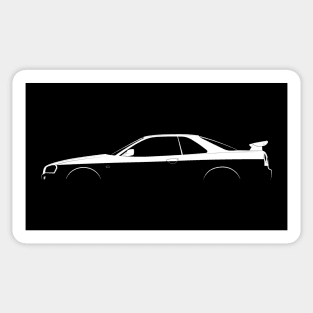 Nissan Skyline GT-R (R34) Silhouette Sticker
